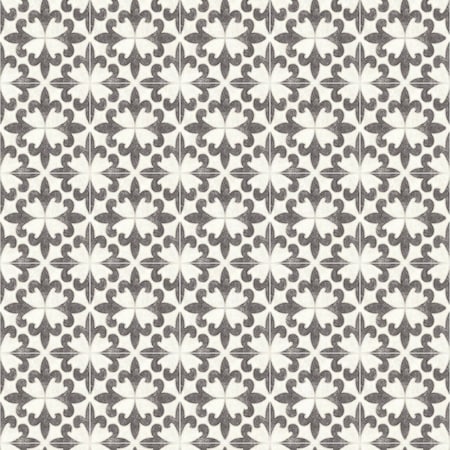 Gonesse Remy Black Fleur Tile 33 Ft L X 205 In W Wallpaper